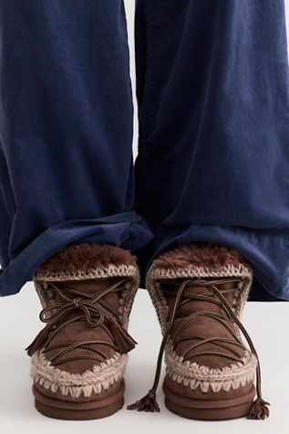 MOU Lace-Up Glacier Boots by Free People