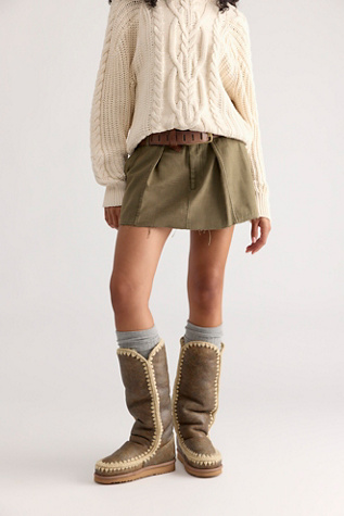 MOU Leather Bergy Boots by Free People