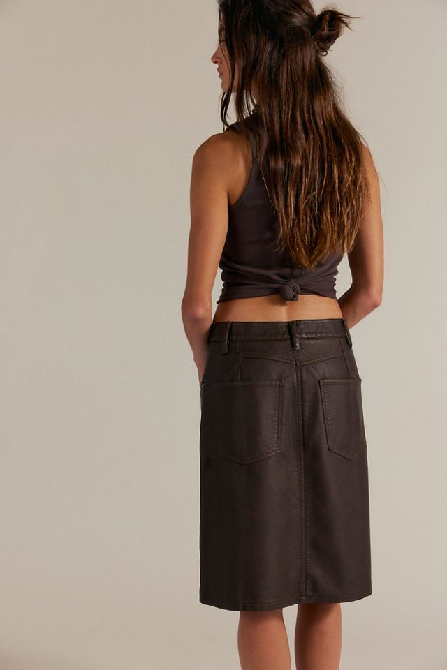 We The Free Sycamore Vegan Midi Skirt #1