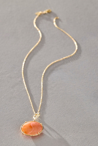 Elisabeth Bell Agate YinYang Necklace