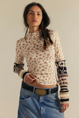 We The Free Bold Bowery Cuff at Free People in White, Size: L