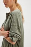 We The Free Cotton-Linen Henley Tee