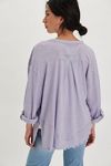 We The Free Cotton-Linen Henley Tee