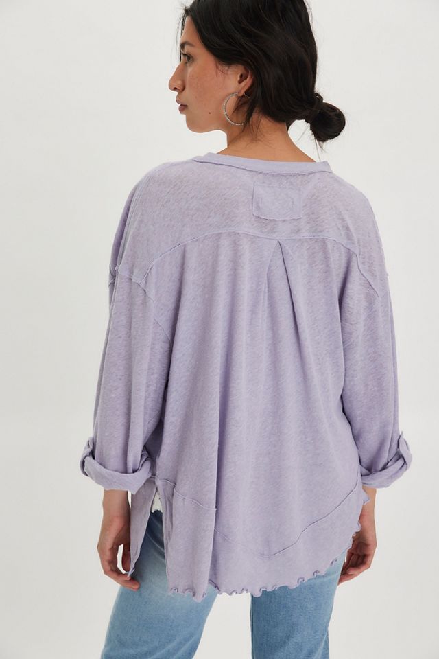 We The Free T-shirt Henley en Coton-Lin #1