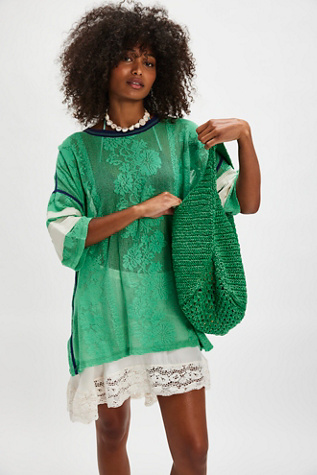 We The Free Best Match Tee at Free People in Green, Size: M