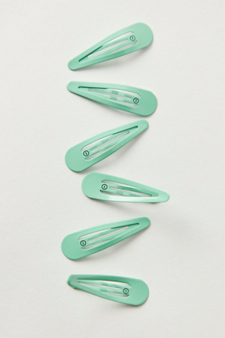 Teleties Snap Clip Pack at Free People, Totally Turquoise