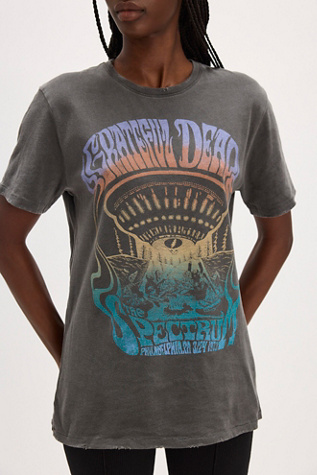 The Spectrum Graphic Tee by Junk Food at Free People in Grey, Size: Large