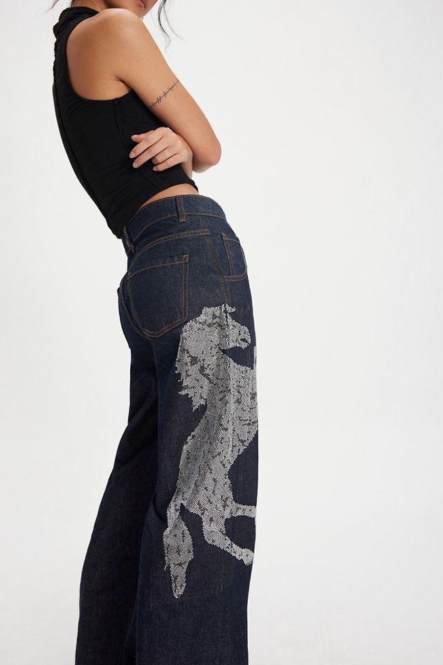 Jeans Party Horse Understated Leather #3