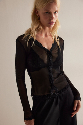 Cardi en tulle avec dentelle Only Hearts
