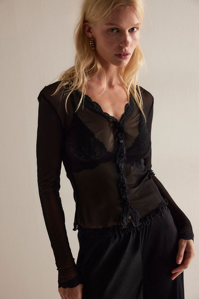 Only Hearts Tulle With Lace Cardi #3