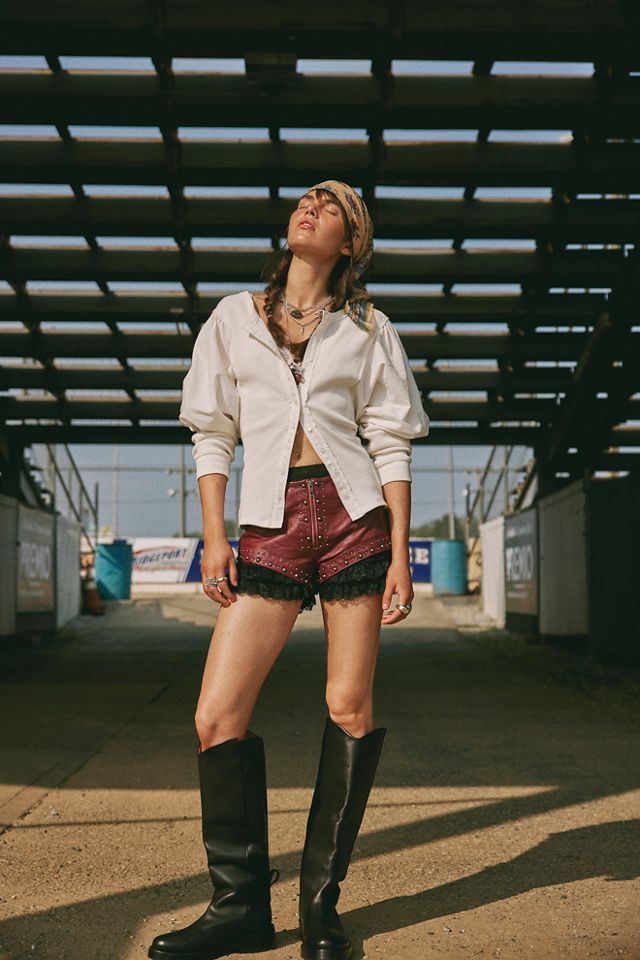 Understated Leather Gina Shorts #3