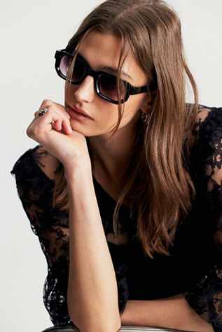 Black Sunglasses | Black Aviator + Round Sunglasses | Free  display picture 3