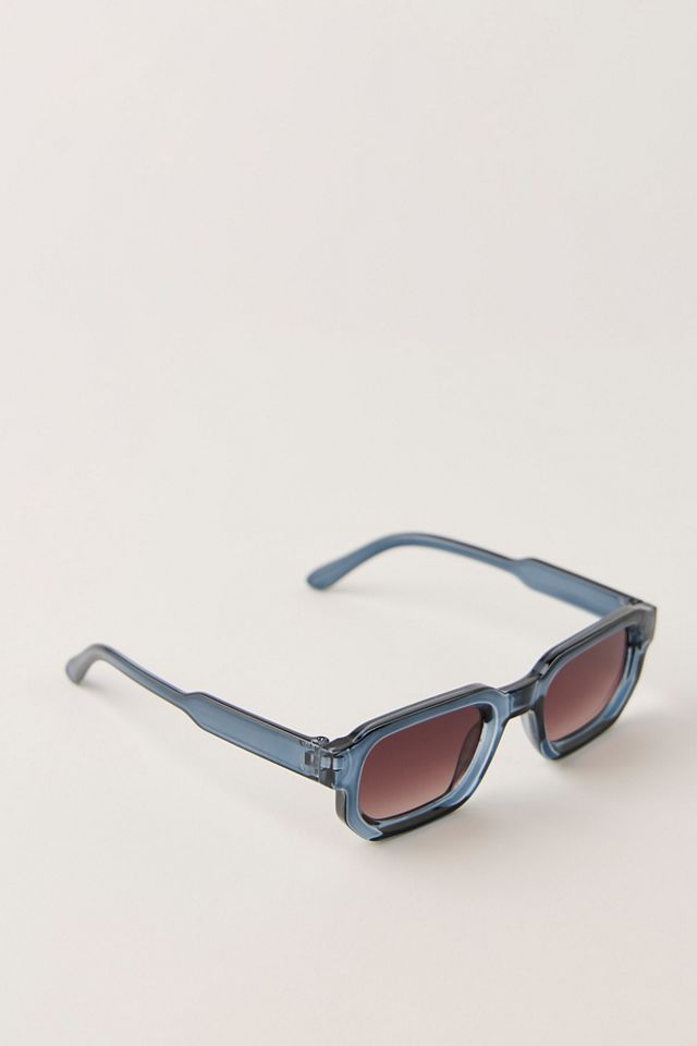Two Of Us Retro Rectangle Sunglasses #2