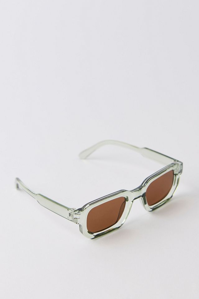 Two Of Us Retro Rectangle Sunglasses #2