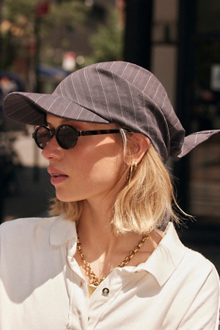 Josie Polarized Round Sunglasses by Free People in Brown