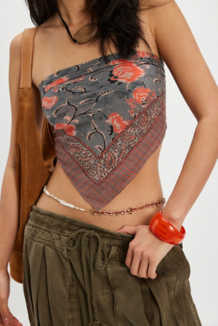 Swept Away Body Chain by Free People in Gold