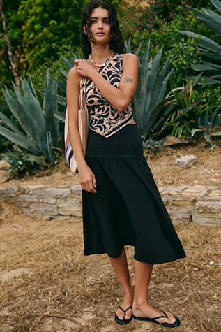 Nicola Convertible Skirt by free-est at Free People in Black, Size: XS