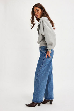 Женские джинсы Agolde Twist Low-Slung Baggy, цвет: Myth — фото 3