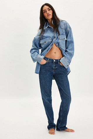 AGOLDE Low-Rise Slim Jeans product page