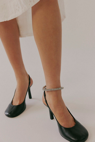 Charmer Cuff Anklet at Free People in Silver