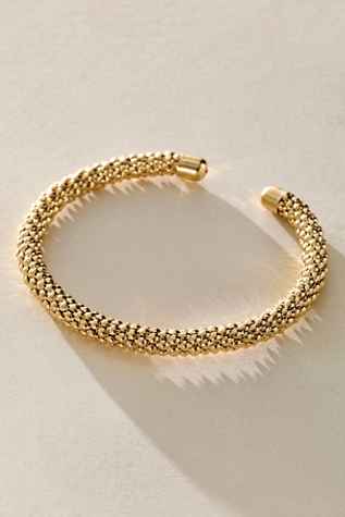 Charmer Cuff Anklet by Free People in Gold