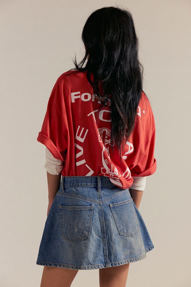 Mini-jupe en denim We The Free Hometown #2