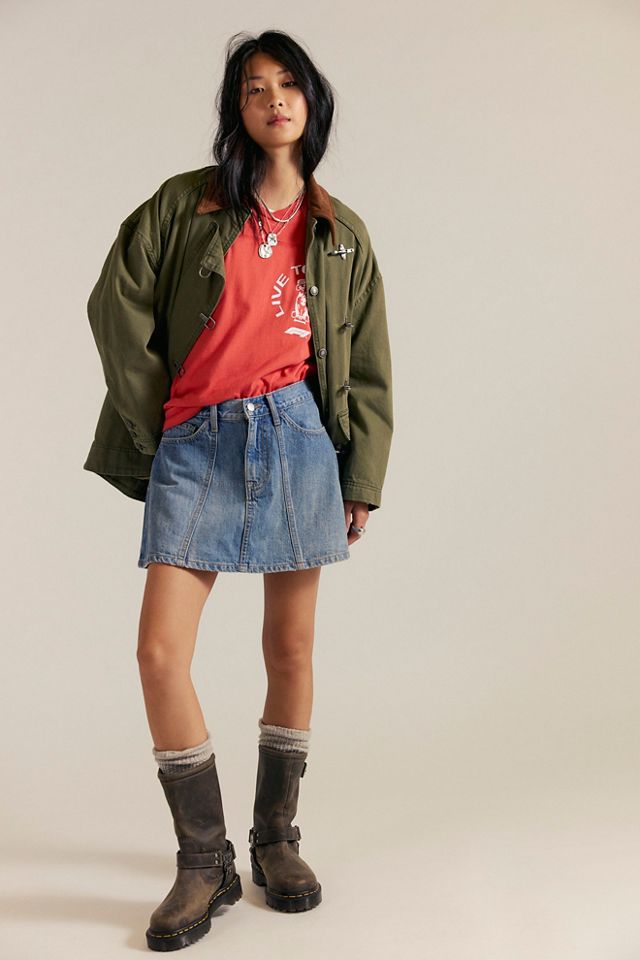 Mini-jupe en denim We The Free Hometown #3