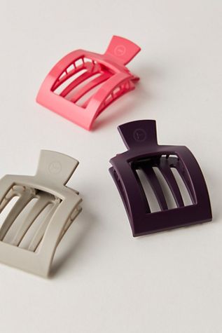Clip Carré Plat Moyen Teleties