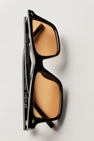 Le Specs Broski Rectangle Sunglasses at Free People in Black