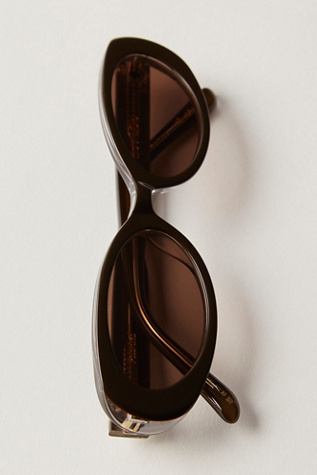 Luv Lou The Morgan Round Sunglasses at Free People in Brown