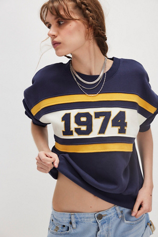 1974 Colorblock Crewneck