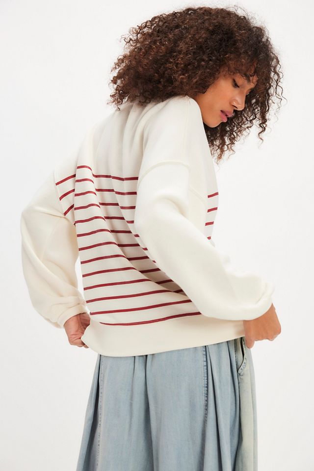 Heart Quarter-Zip Sweatshirt #1
