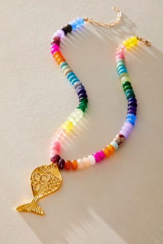 ALV Rainbow Fish Necklace at Free People