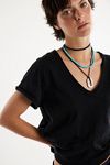 ALV Stone On Suede Necklace