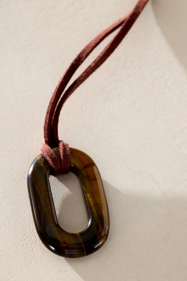 ALV Stone On Suede Necklace #2