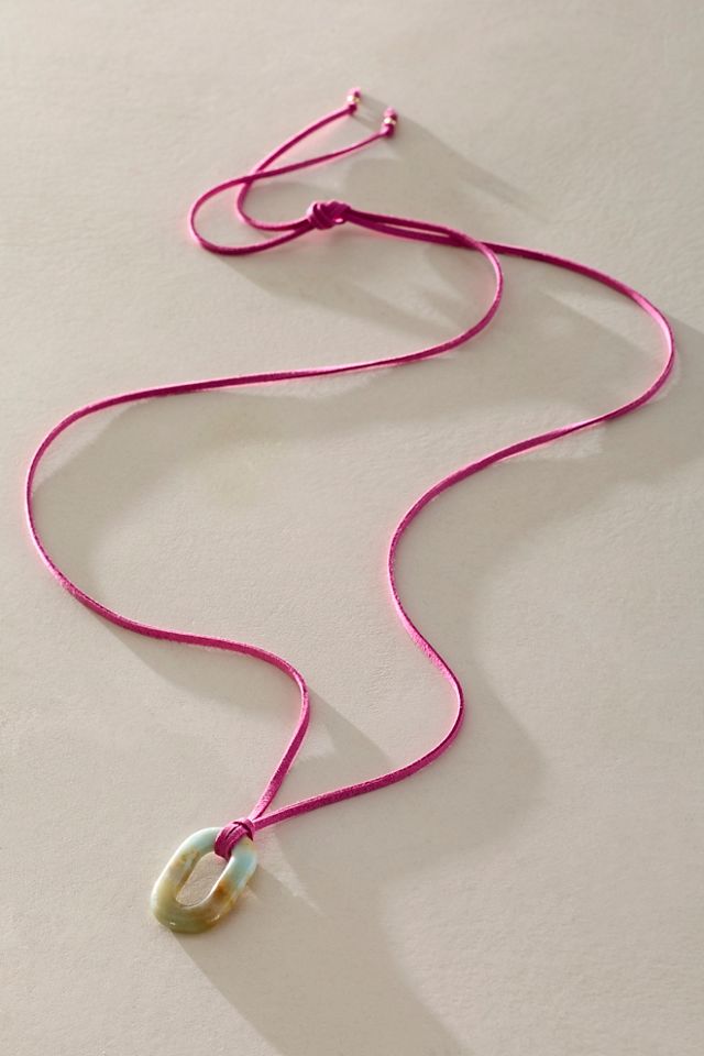 ALV Stone On Suede Necklace #2