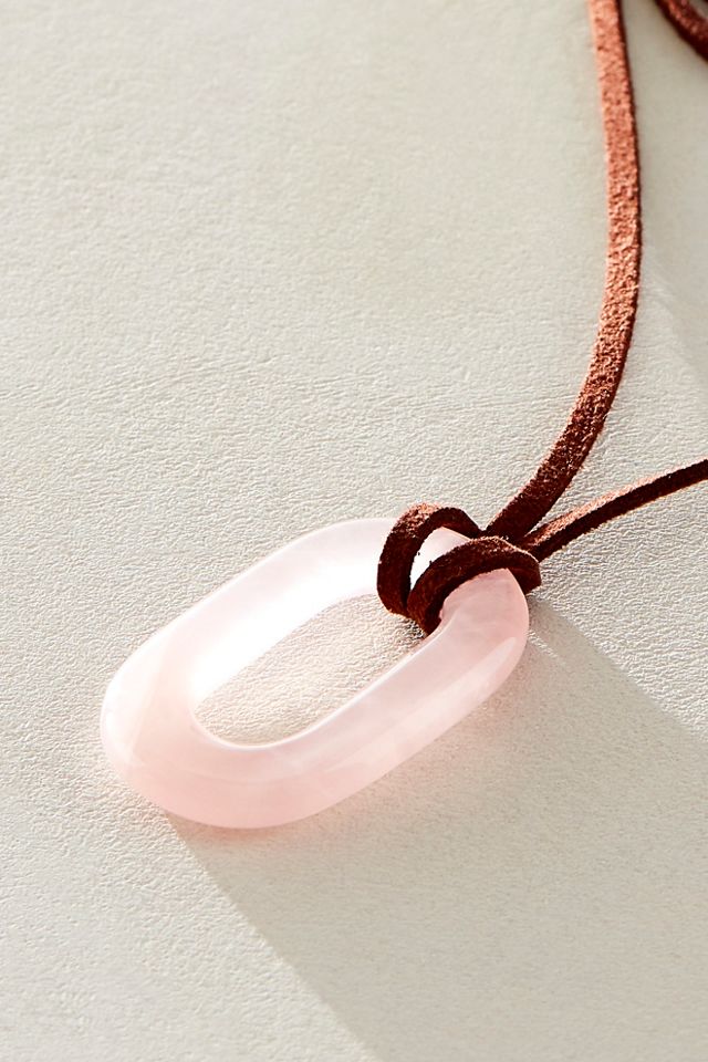 ALV Stone On Suede Necklace #1