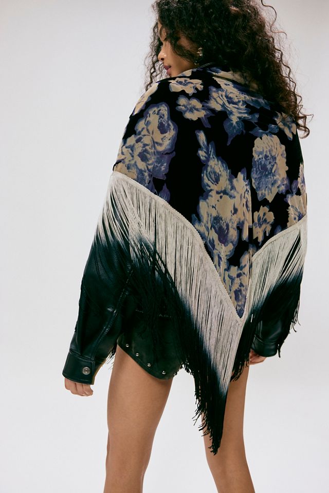 Anna Sui Fringe Shawl #1
