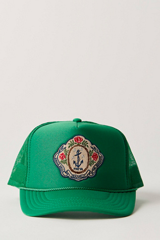 Freya Sally Shells Trucker Hat at Free People in Green