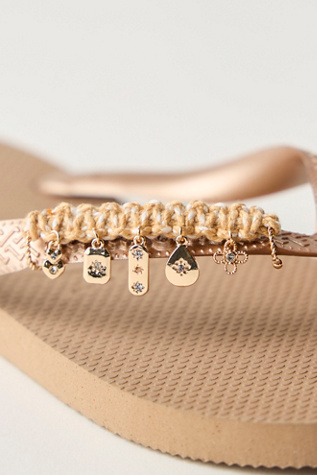 Braided Sandal Charm by Free People in White