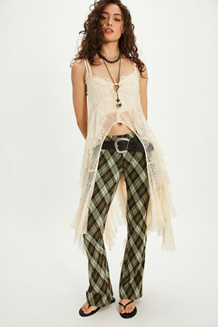 Pantalon en maille Chloe par Free People en Olive Combo, pour femme taille: S