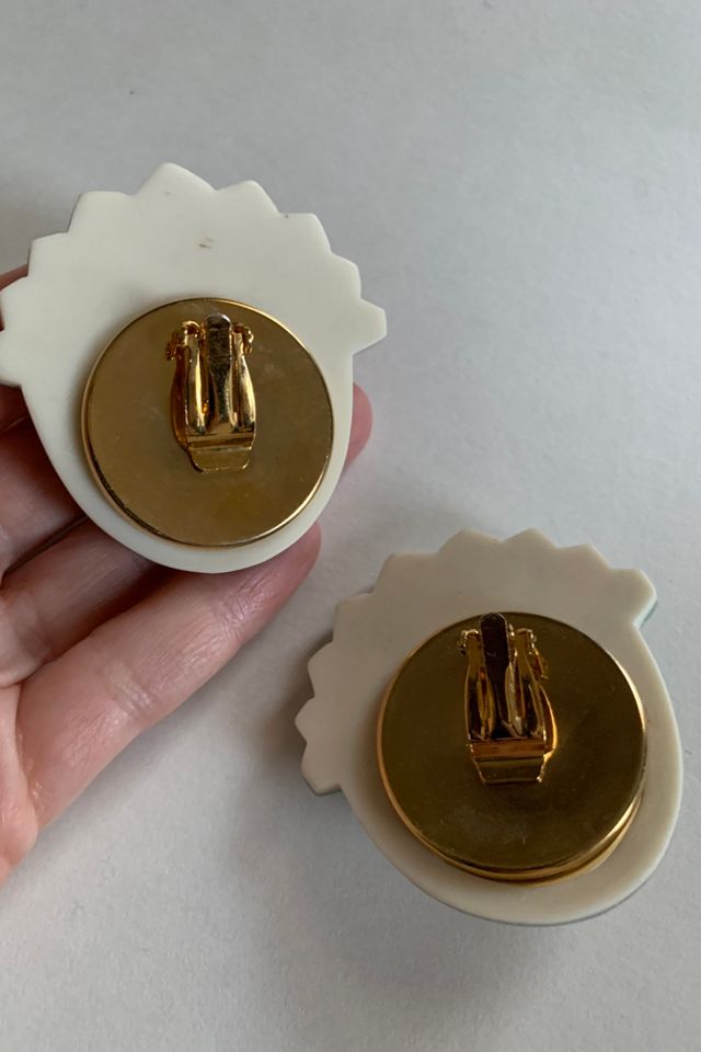 Vintage 1980s Pearl Statement Earrings Selected by SharpLilTeeth #2