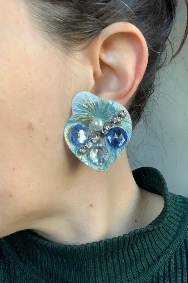 Vintage 1980s Handmade Earrings Selected by SharpLilTeeth #1