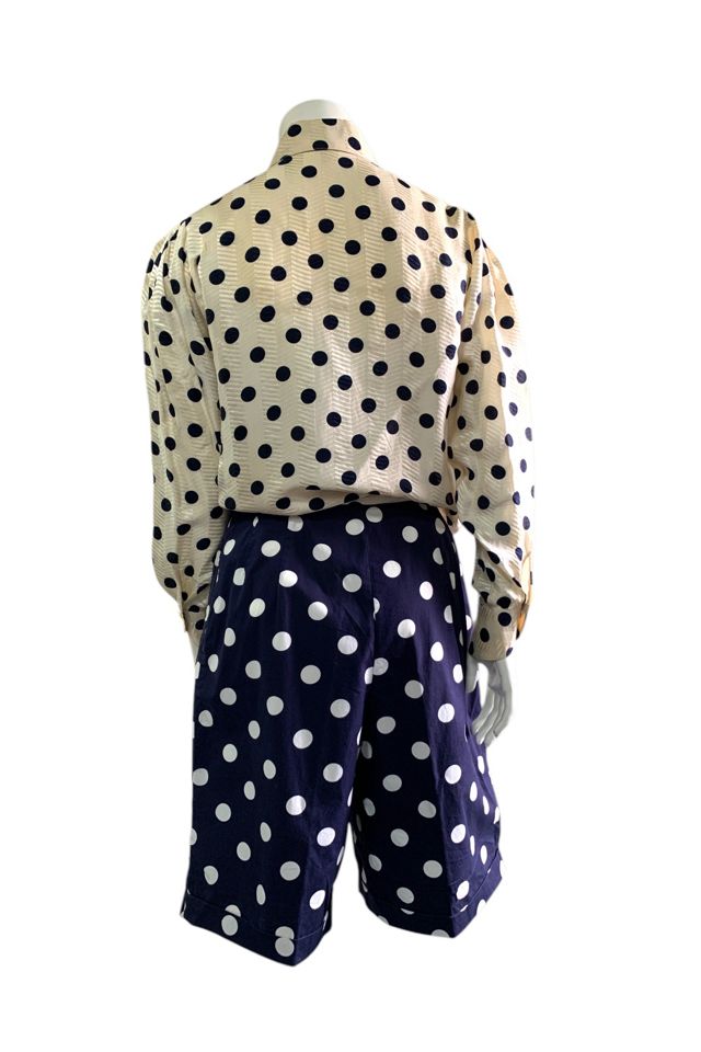 Vintage Polka Dot Pleated Shorts Selected by SharpLilTeeth #2