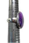 Vintage Sterling Purple Cabachon Ring Selected by Lux Revival