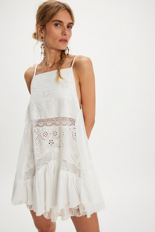 Calipso Tank Top at Free People in Clean Ivory, Size: XL