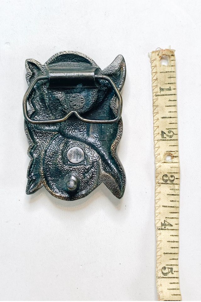 Vintage 1970s Brass Owl Belt Buckle Selected by Lux Revival #2