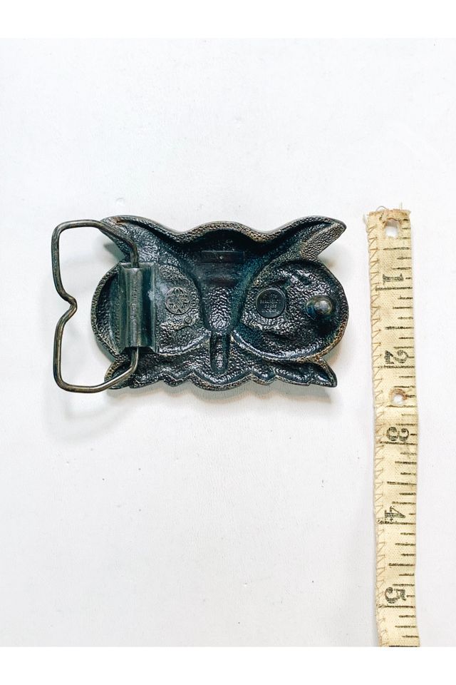 Vintage 1970s Brass Owl Belt Buckle Selected by Lux Revival #3