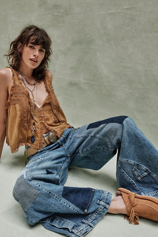 We The Free Head Over Heels Jeans at Free People in Turn Me Upside Down, Size: 24