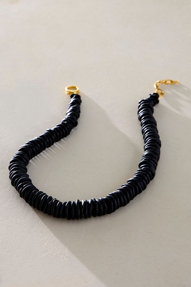 ALV Gill Disc Semiprecious Necklace #1